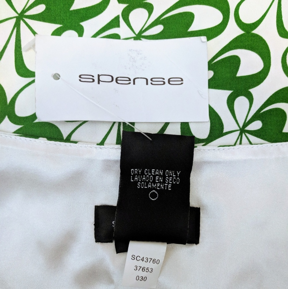 NWT Spense Green V Neck Dress - Picture 7 of 7